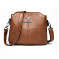 Bolsa Feminina de Ombro em couro PU Super Resistente