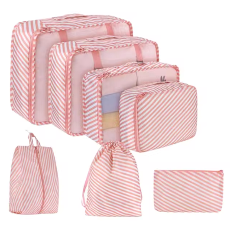 Kit de Bolsas Organizadoras Para Mala de Viagem STORAGE BAG 7 Peças