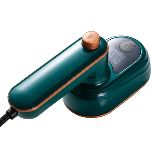 Mini Ferro de Passar Roupa Portátil 110/220v Antiaderente Suporte a Engomar Seco e Úmido