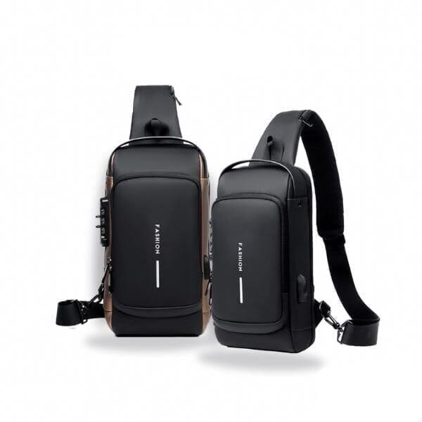 Mochila Antifurto com Senha Multifuncional Carregamento Interno de Celular via USB